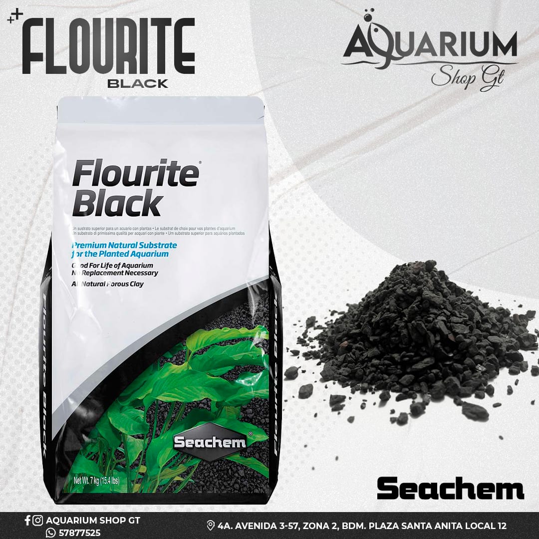 Sustrato Flourite Black 7Kg