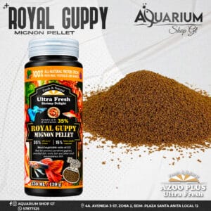 Alimento Ultra Fresh Royal Guppy Mignon Pellet 130g